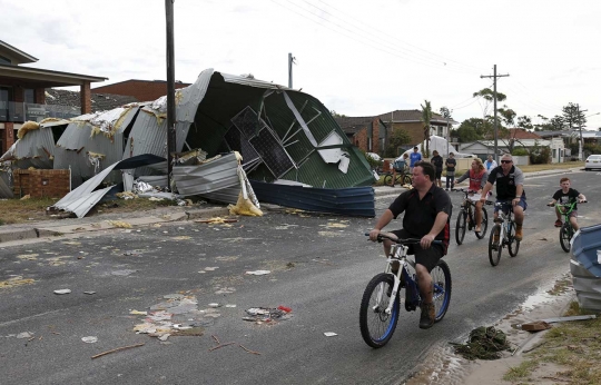 Tornado berkecepatan 200 KM per jam hantam Australia
