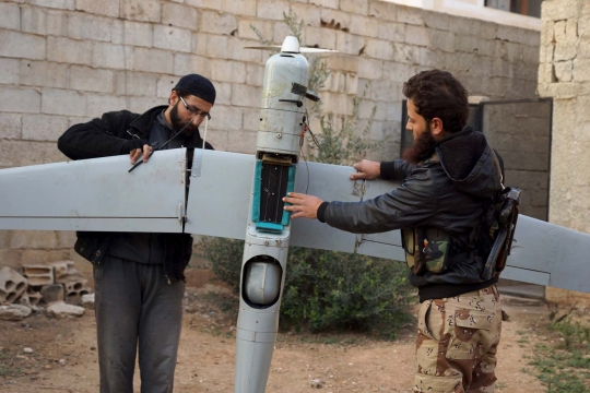 Ini drone Rusia yang ditembak jatuh militan Suriah