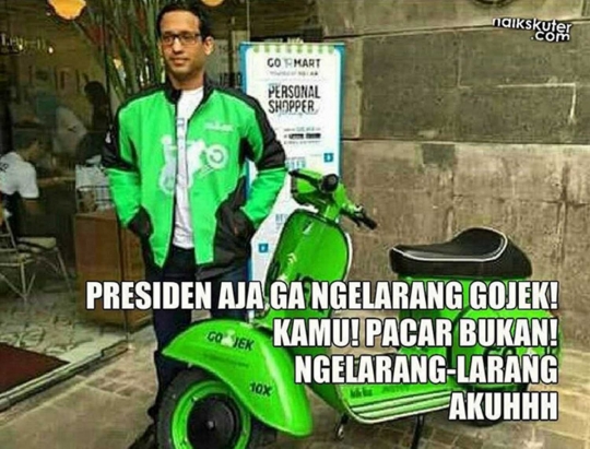 Meme kocak sindir Jonan larang Go-Jek beroperasi ini bikin tertawa