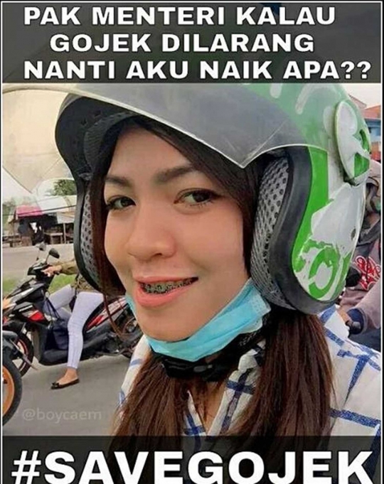 Meme kocak sindir Jonan larang Go-Jek beroperasi ini bikin tertawa