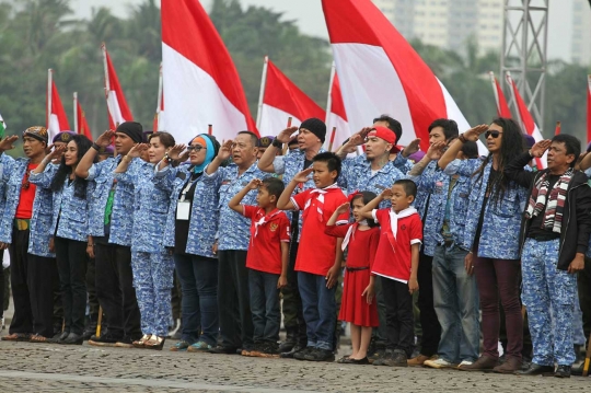 Kemeriahan Peringatan Hari Bela Negara ke-67 di Monas