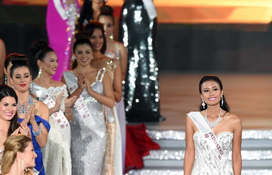 Ini Maria Harfanti, wanita Indonesia peraih juara ketiga Miss World