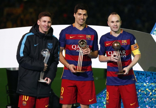 Barcelona angkat trofi Piala Dunia Antarklub