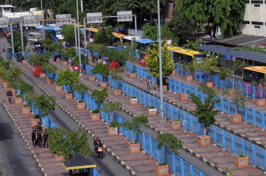 Metro Mini mogok, Terminal Blok M sepi