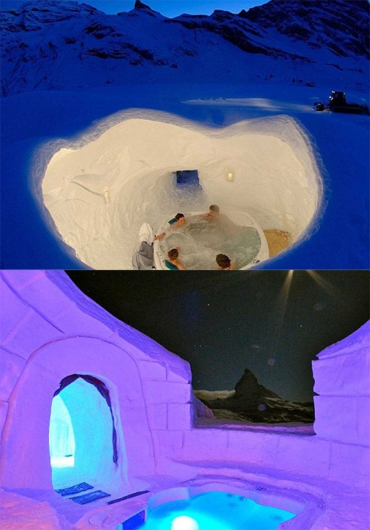 Menikmati kehangatan menginap di hotel Igloo terkeren di dunia