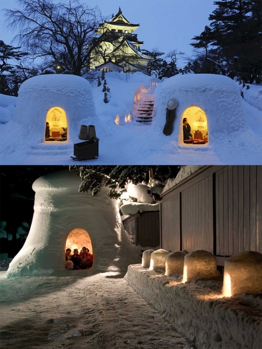 Menikmati kehangatan menginap di hotel Igloo terkeren di dunia