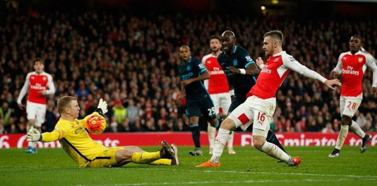 Arsenal hajar Manchester City 2-1 di Emirates