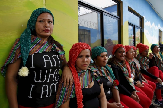 Kebahagiaan napi perempuan Peru rayakan Natal bersama anak