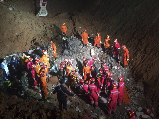 Ini remaja di China selamat setelah 60 jam terkubur tanah longsor