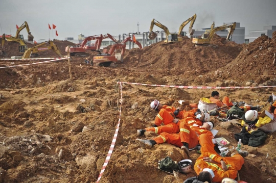 Ini remaja di China selamat setelah 60 jam terkubur tanah longsor