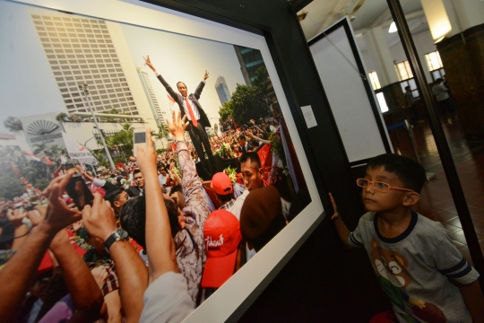 Mengunjungi pameran foto 'Setahun Kerja Jokowi-JK'