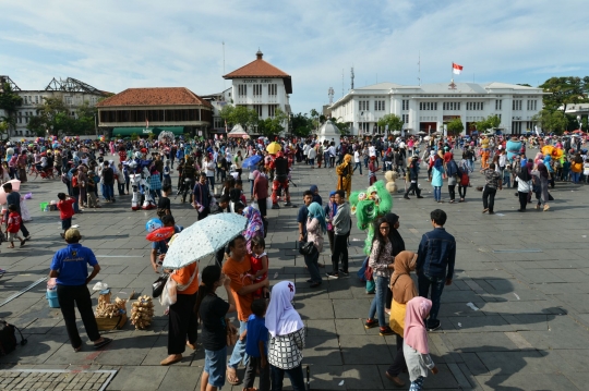 Libur panjang, Kota Tua dipadati pengunjung