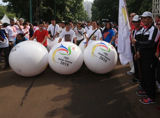 Didampingi Menpora, JK luncurkan logo dan maskot Asian Games 2018