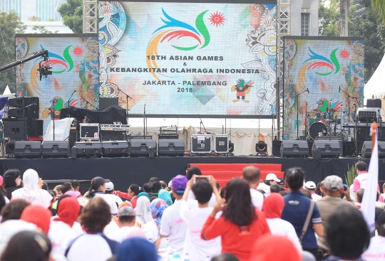 Didampingi Menpora, JK luncurkan logo dan maskot Asian Games 2018