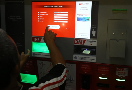 Ini C-VIM, mesin canggih yang memudahkan pembelian tiket KRL