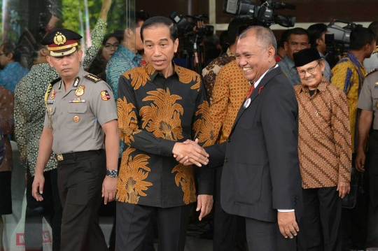 SBY dan Habibie hadiri peresmian gedung baru KPK yang dibuka Jokowi