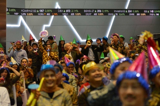 JK tutup perdagangan bursa saham 2015 di BEI