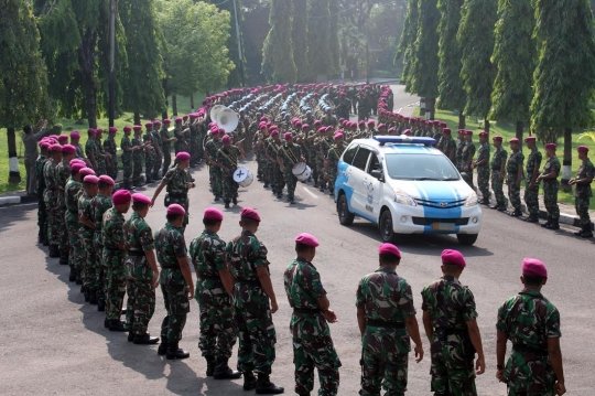 Keluarga sambut kedatangan 96 pasukan TNI penjaga perdamaian Lebanon