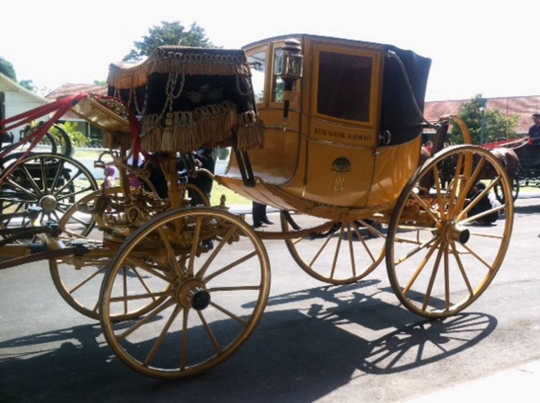 Mewahnya kereta kencana yang akan ditumpangi Paku Alam X