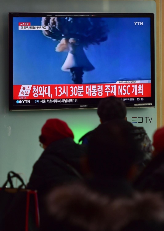 Begini dahsyatnya ledakan uji coba nuklir Korea Utara
