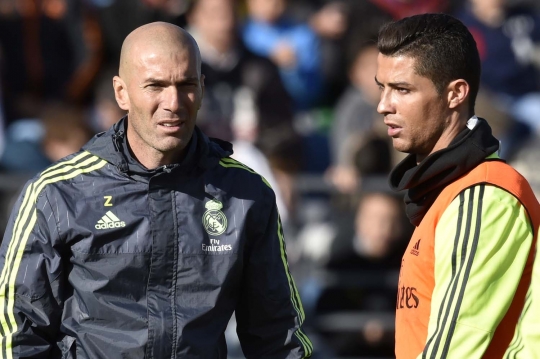 Aksi perdana Zidane latih skuat Real Madrid