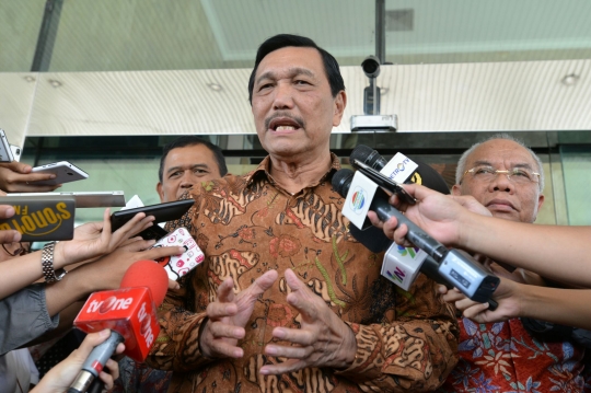 Luhut temui pimpinan KPK bahas kasus pencucian uang