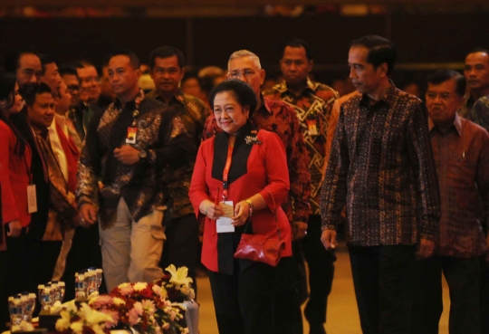 Jokowi-JK hadiri Rakernas dan HUT ke-43 PDIP