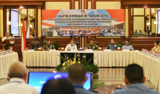 Menteri Ryamizard pimpin Rapim Kemhan 2016
