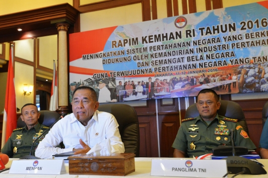 Menteri Ryamizard pimpin Rapim Kemhan 2016