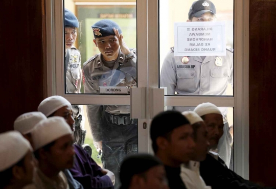 Gaya santai Abu Bakar Baasyir jalani sidang PK