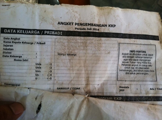 Ini daftar anggota Gafatar Yogya di markas berkedok home schooling