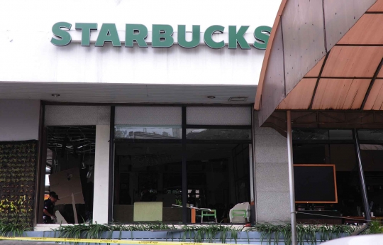 Begini kondisi Starbucks di Sarinah usai diserang bom teroris