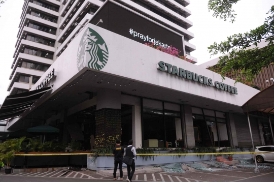 Begini kondisi Starbucks di Sarinah usai diserang bom teroris