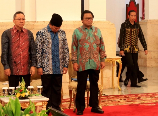 Jokowi gelar pertemuan tertutup dengan pimpinan lembaga negara