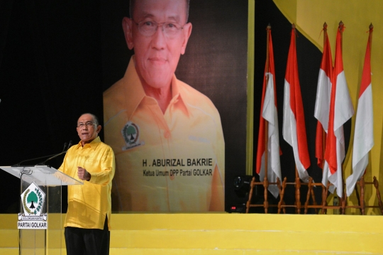 BJ Habibie buka Rapimnas Partai Golkar di JCC