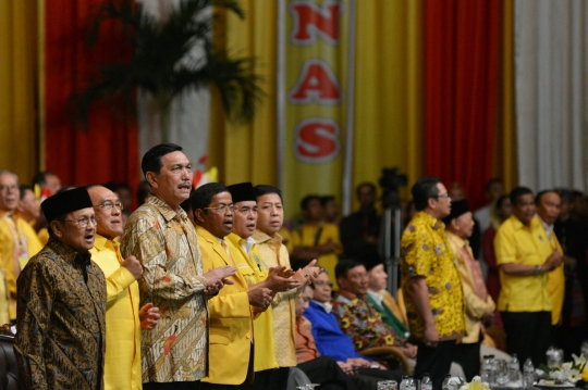 BJ Habibie buka Rapimnas Partai Golkar di JCC