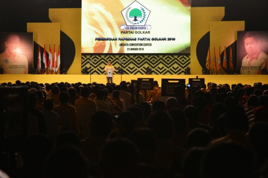 BJ Habibie buka Rapimnas Partai Golkar di JCC