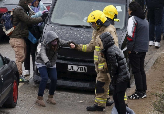 Hong Kong dilanda suhu dingin paling parah