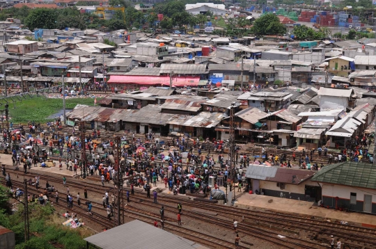 Foto-foto kebakaran Kampung Bandan dari udara