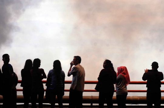 Foto-foto kebakaran Kampung Bandan dari udara