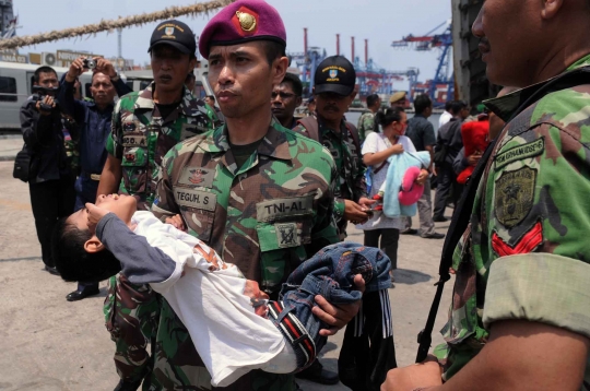 Pengungsi eks Gafatar tiba Kolinlamil Jakarta