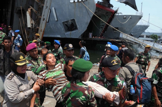 Pengungsi eks Gafatar tiba Kolinlamil Jakarta