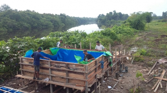 Dengan teknik ini eks Gafatar sulap sungai jadi air minum