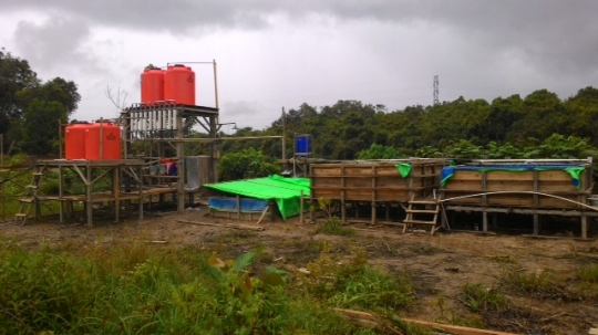 Dengan teknik ini eks Gafatar sulap sungai jadi air minum