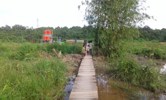 Dengan teknik ini eks Gafatar sulap sungai jadi air minum