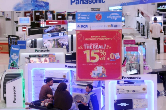 2016, pengusaha targetkan penjualan barang elektronik naik 15 persen