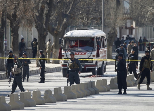 Bom bunuh diri hantam kantor polisi Afghanistan, 10 tewas