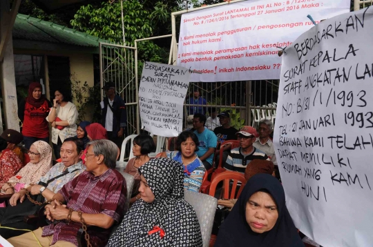 Warga Sungai Bambu tolak pengosongan rumah TNI AL