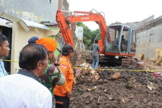 Ini gang sempit lokasi jatuhnya pesawat Super Tucano di Malang