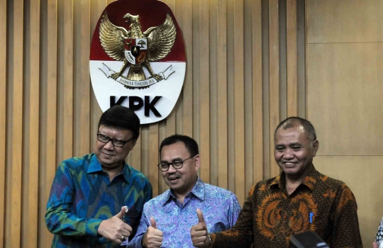 Cegah korupsi Minerba, Tjahjo Kumulo & Sudirman Said sambangi KPK